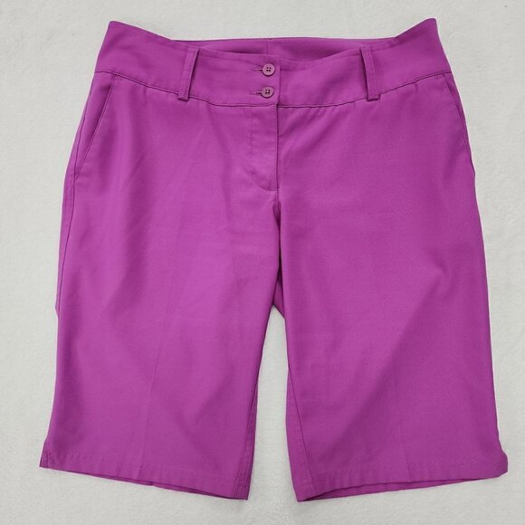 Adidas Climate Magenta Pink Long Trouser Golf Shorts 10 - Picture 1 of 4